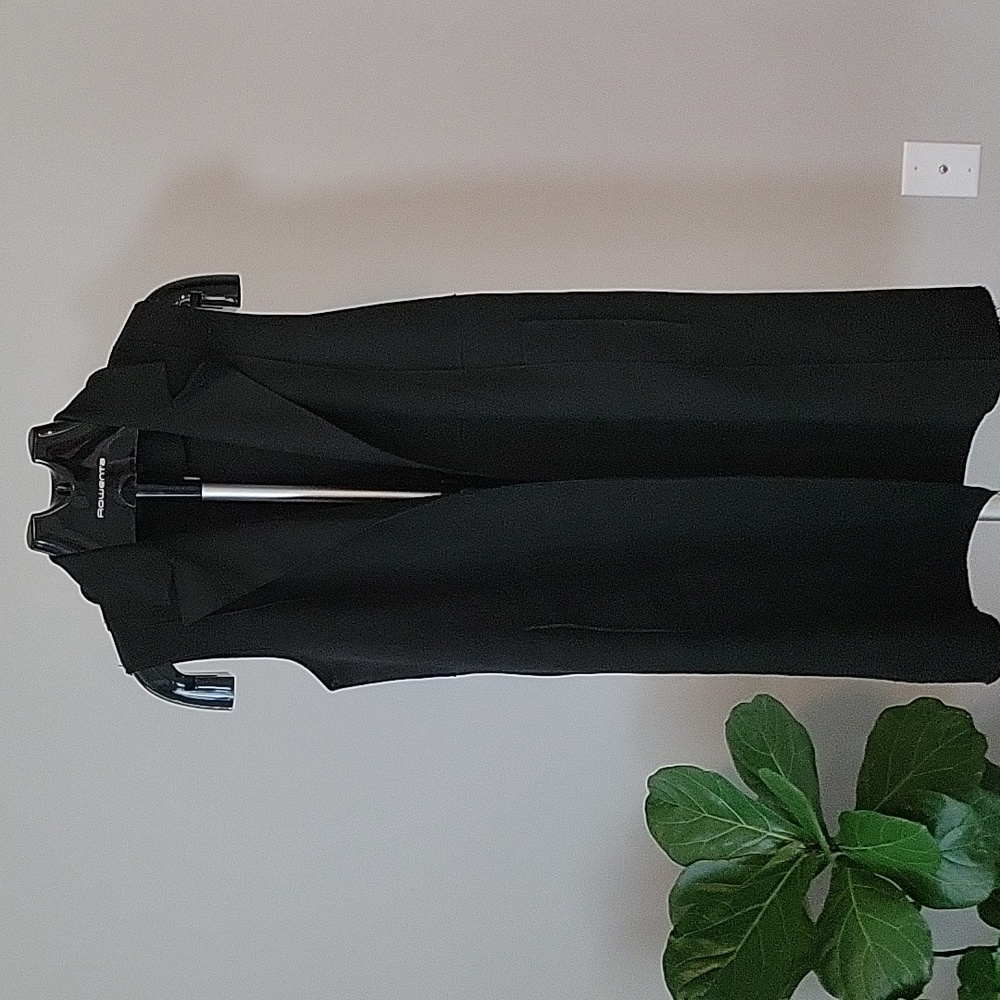 Sleeveless Women's Black Vest Open Front.